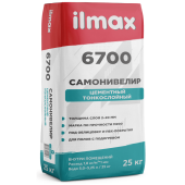 Самонивелир цементный тонкослойный ilmax 6700