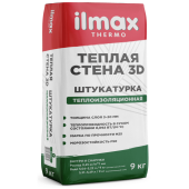Штукатурка теплоизоляционная ilmax thermo теплая стена 3D