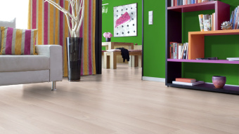 Ламинат Kronotex Exquisit D 2873 Дуб Вейвлесс Белый