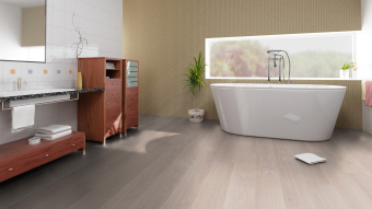 Ламинат Kronotex Exquisit D 2873 Дуб Вейвлесс Белый