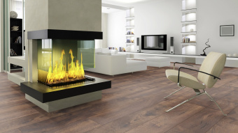 Ламинат Kronotex Exquisit Plus D 4766 Дуб Темный Петерсон