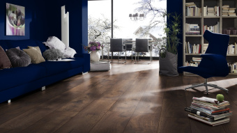 Ламинат Kronotex Exquisit Plus D 4766 Дуб Темный Петерсон