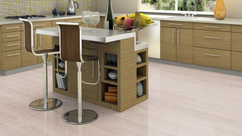 Ламинат Kronotex Exquisit D 2873 Дуб Вейвлесс Белый