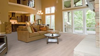 Ламинат Kronotex Exquisit D 2873 Дуб Вейвлесс Белый