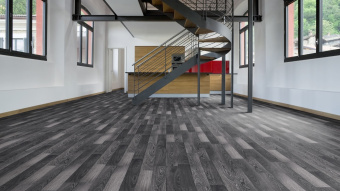 Ламинат Kronotex Dynamic D 2955 Черный и белый